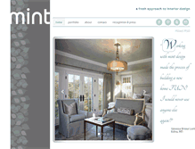 Tablet Screenshot of mint-design.biz